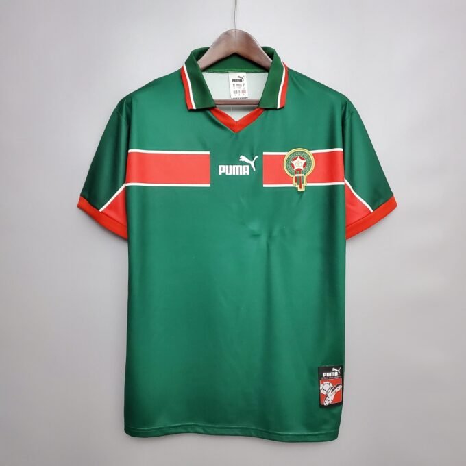 Retro Marruecos Home Football Jersey 1998/1999 - Image 2