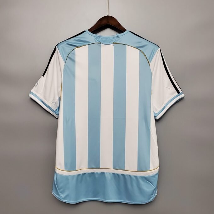 Retro Argentina Home Football Jersey 2006/2007 - Image 3