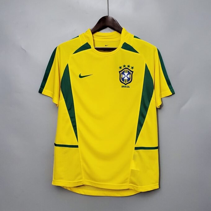 Brazil Home Football Jersey 2002/2003 - Image 2