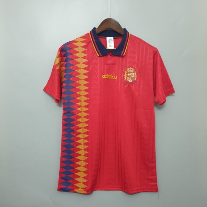 Spain Home Football Jersey 1994 - Image 2