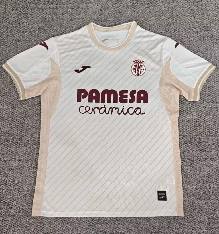 Football Jersey Away Villareal 25/26 | Official Football Jersey