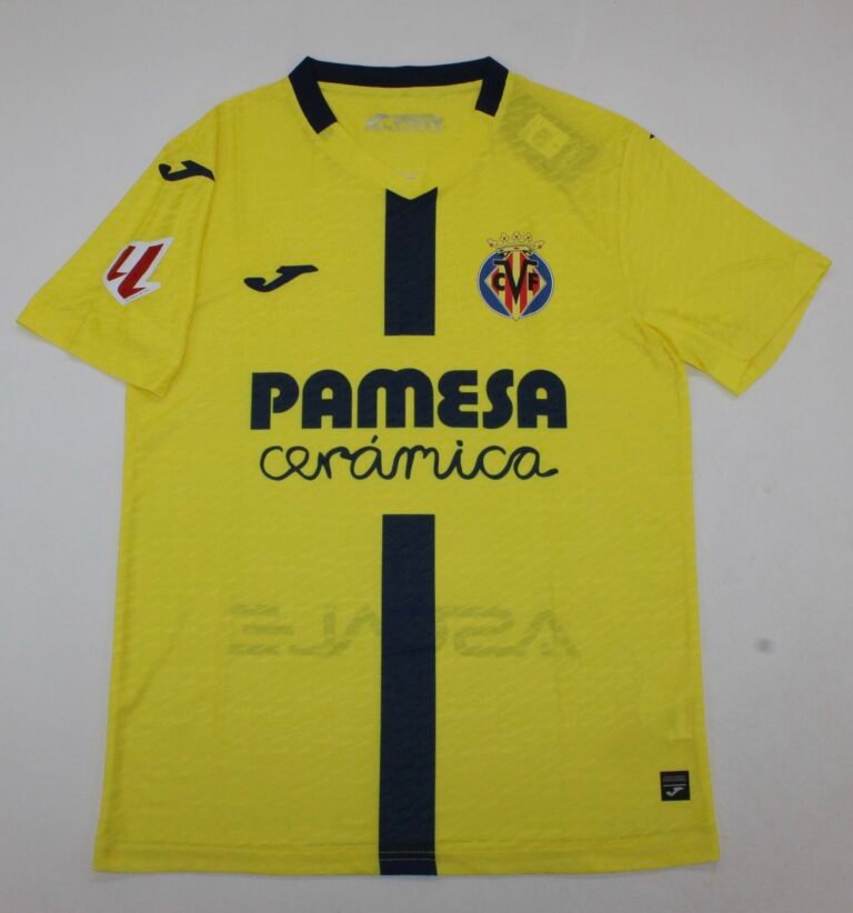 Football Jersey Home Villareal 25/26 | Official Football Jersey