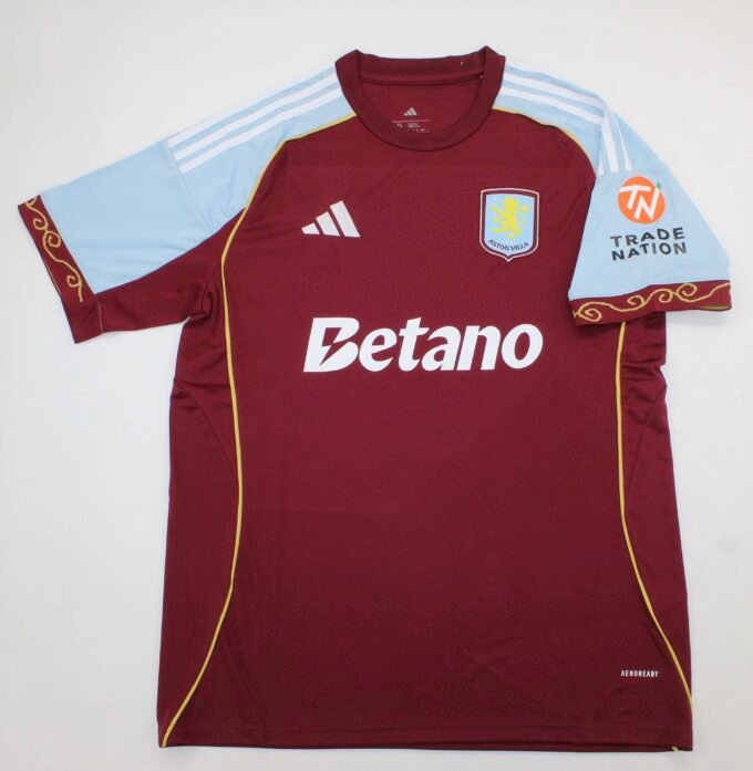 Football Jersey Away Aston Villa 25/26 | Official Football Jersey